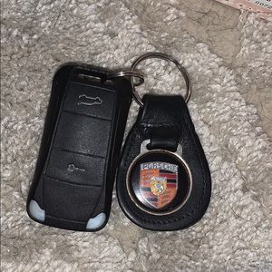 Porsche Cayenne Key fob and key chain